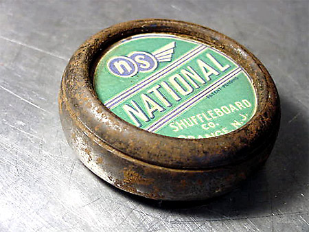 National Shuffleboard weight